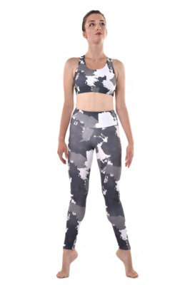 Ladies Active Fitted Ankle Leggings, Jade 511