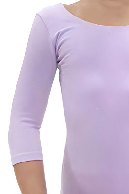 Go Dance Girls' Leotard with 3/4 Sleeves, 1pc