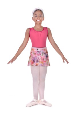 Girls Wrap Over Ballet Skirt - Patterned Fabrics